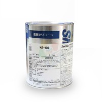 日本信越（ShinEtsu）KE-66雙組份RTV自粘型一般電氣用灌封硅膠1KG/罐