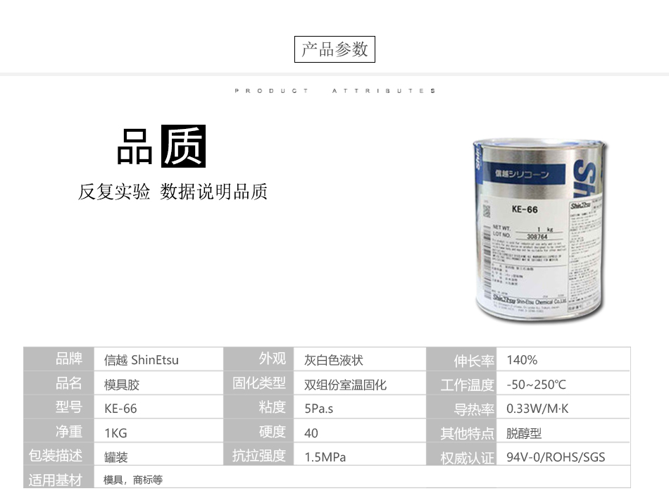 4膠水產品參數KE-66